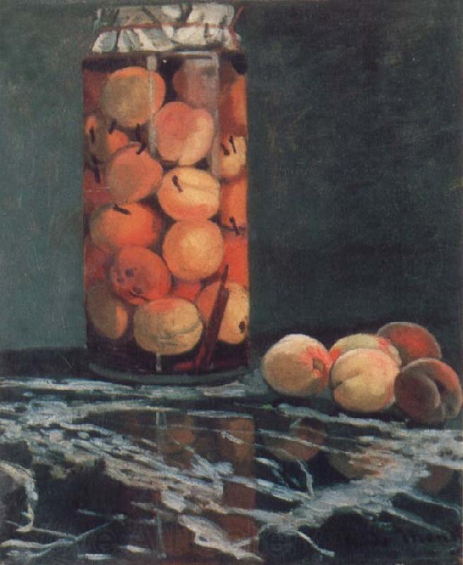 Claude Monet Jar of Peaches Spain oil painting art